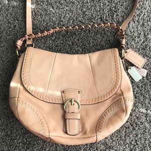 Coach Poppy Whipstich Shoulder Bag